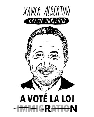 Portrait de Xavier Albertini par Quentin Faucompré