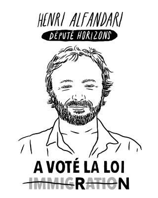 Portrait de Henri Alfandari par Quentin Faucompré