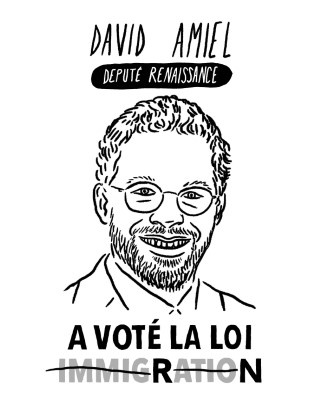 Portrait de David Amiel par Quentin Faucompré