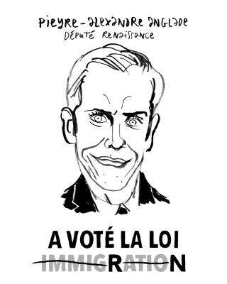 Portrait de Pieyre-Alexandre Anglade par Loïc Sécheresse