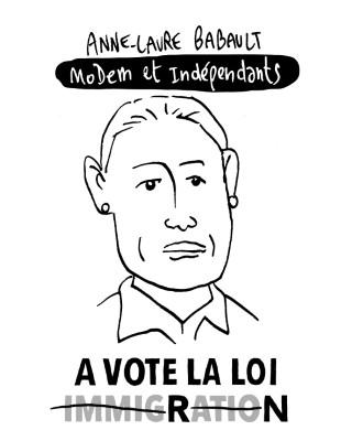 Portrait de Anne-Laure Babault par Lewis Trondheim