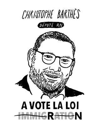 Portrait de Christophe Barthès par Quentin Faucompré