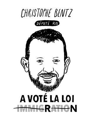 Portrait de Christophe Bentz par Quentin Faucompré