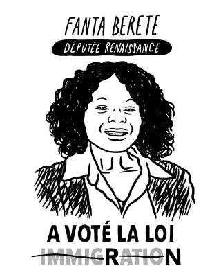 Portrait de Fanta Berete par Quentin Faucompré
