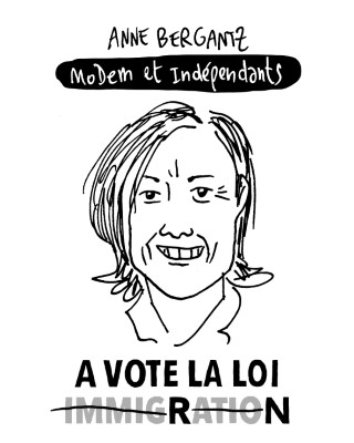 Portrait de Anne Bergantz par Lewis Trondheim