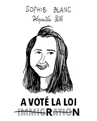 Portrait de Sophie Blanc par Anne Simon