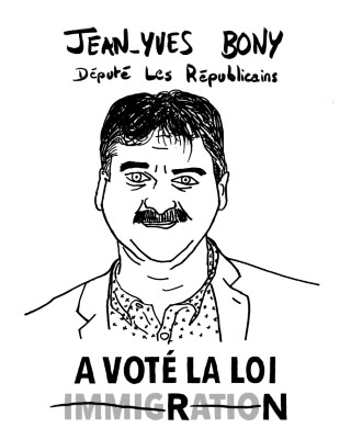 Portrait de Jean-Yves Bony par Nicole Augereau