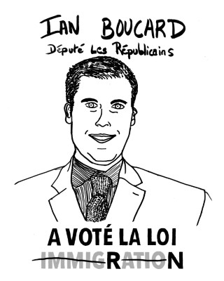 Portrait de Ian Boucard par Nicole Augereau