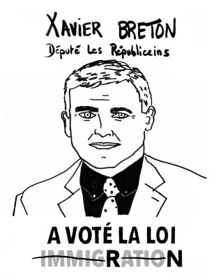 Portrait de Xavier Breton par Nicole Augereau