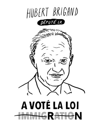 Portrait de Hubert Brigand par Quentin Faucompré