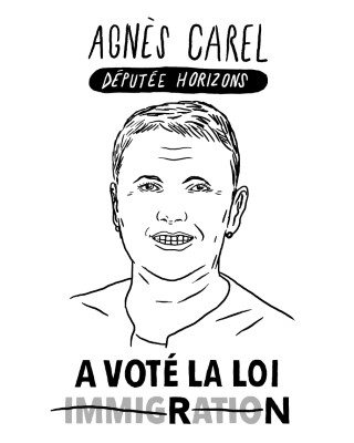 Portrait de Agnès Carel par Quentin Faucompré