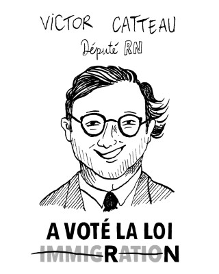 Portrait de Victor Catteau par Anne Simon