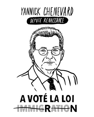 Portrait de Yannick Chenevard par Quentin Faucompré