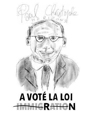 Portrait de Paul Christophe par Philippe Faugère