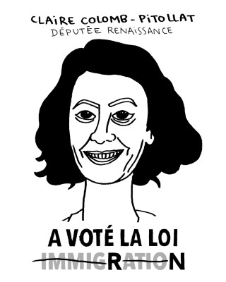 Portrait de Claire Colomb-Pitollat par Delphine Panique