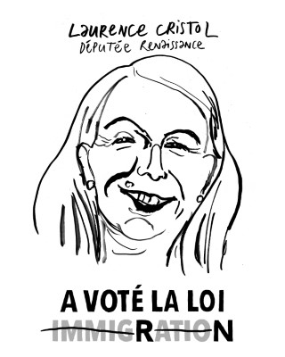 Portrait de Laurence Cristol par Loïc Sécheresse