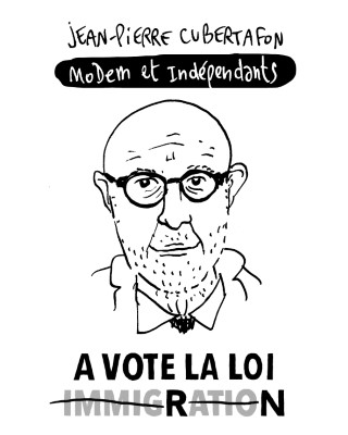 Portrait de Jean-Pierre Cubertafon par Lewis Trondheim