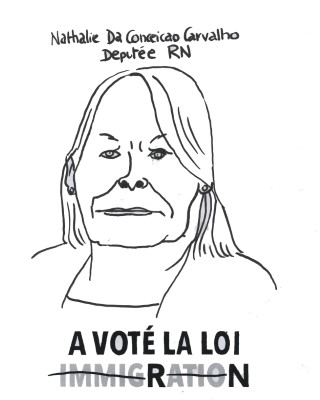 Portrait de Nathalie Da Conceicao Carvalho par Florence Dupré la Tour