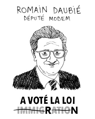 Portrait de Romain Daubié par Fanny Dalle-Rive