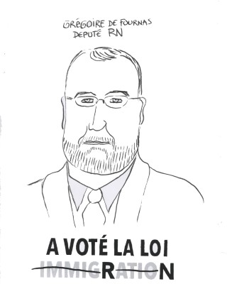 Portrait de Grégoire de Fournas par Florence Dupré la Tour