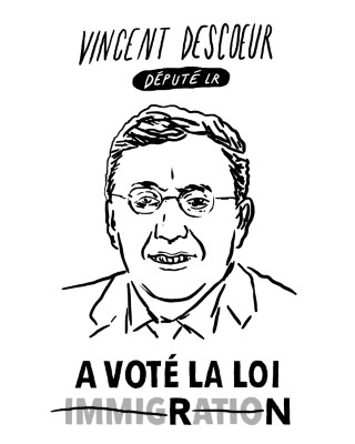 Portrait de Vincent Descoeur par Quentin Faucompré