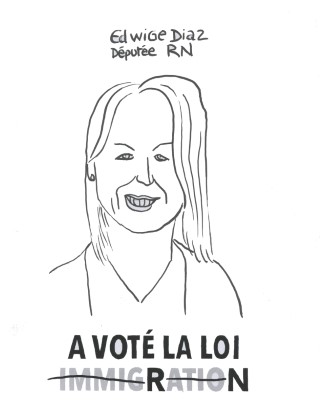 Portrait de Edwige Diaz par Florence Dupré la Tour