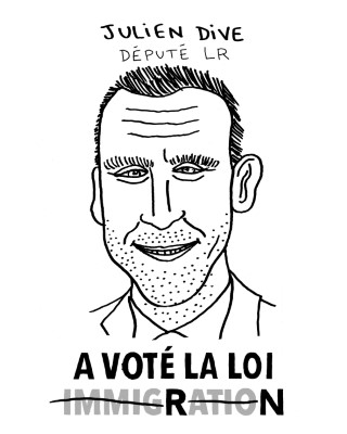 Portrait de Julien Dive par Delphine Panique