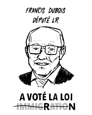 Portrait de Francis Dubois par Antoine Pédron