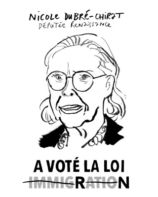 Portrait de Nicole Dubré-Chirat par Loïc Sécheresse