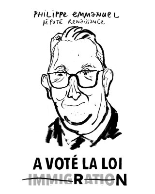 Portrait de Philippe Emmanuel par Loïc Sécheresse