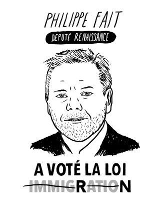 Portrait de Philippe Fait par Quentin Faucompré