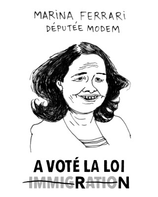 Portrait de Marina Ferrari par Fanny Dalle-Rive