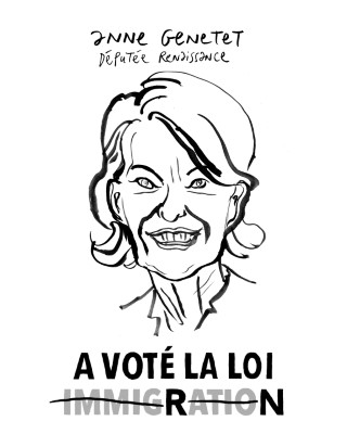 Portrait de Anne Genetet par Loïc Sécheresse