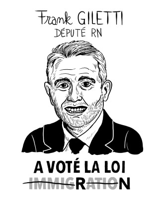 Portrait de Frank Giletti par Zelba