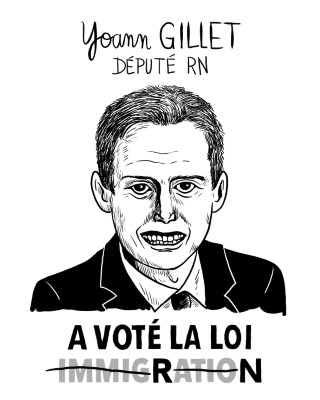 Portrait de Yoann Gillet par Zelba