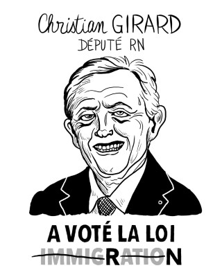 Portrait de Christian Girard par Zelba