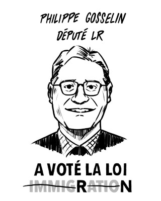 Portrait de Philippe Gosselin par Antoine Pédron