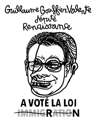 Portrait de Guillaume Gouffier Valente par Killoffer