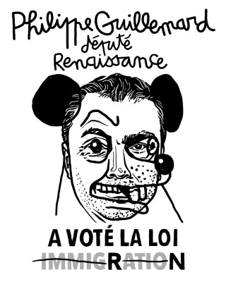 Portrait de Philippe Guillemard par Killoffer