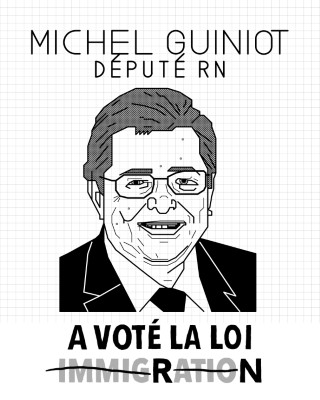 Portrait de Michel Guiniot par Olivier Garraud