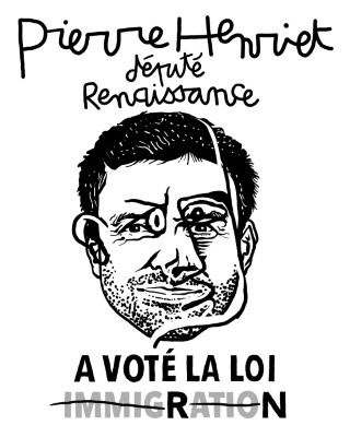 Portrait de Pierre Henriet par Killoffer