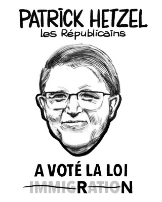 Portrait de Patrick Hetzel par Franck Bourgeron