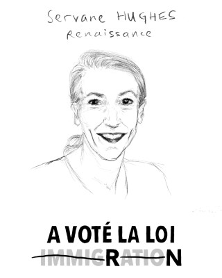 Portrait de Servane Hugues par Caroline Cruzinha