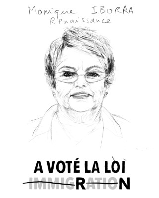 Portrait de Monique Iborra par Caroline Cruzinha