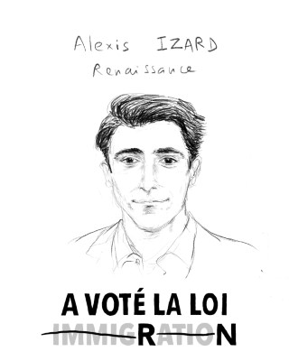 Portrait de Alexis Izard par Caroline Cruzinha