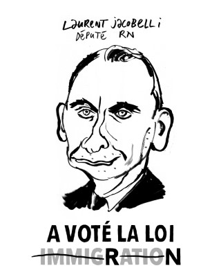 Portrait de Laurent Jacobelli par Loïc Sécheresse