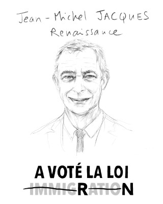 Portrait de Jean-Michel Jacques par Caroline Cruzinha