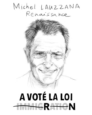 Portrait de Michel Lauzzana par Caroline Cruzinha