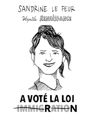 Portrait de Sandrine Le Feur par Anne Simon