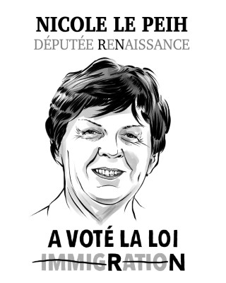 Portrait de Nicole Le Peih par Renaud Farace